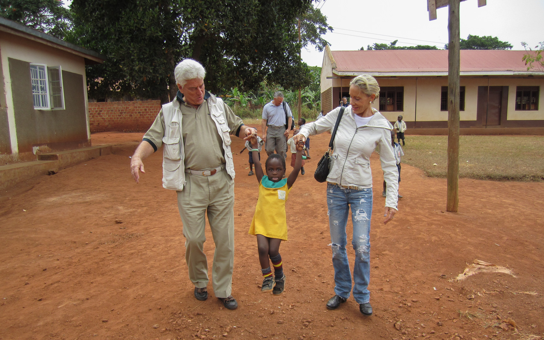 Dr. Wentz in Malawi with his companion, Prudence Conley